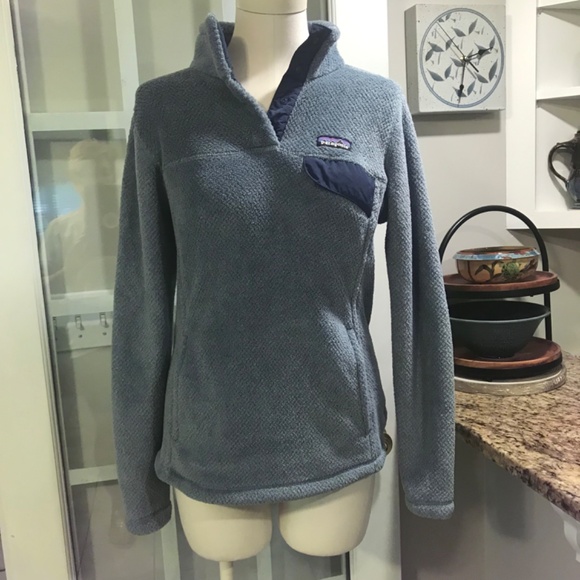 Patagonia shadow blue Re-tool snap T fleece pullover - Picture 12 of 16